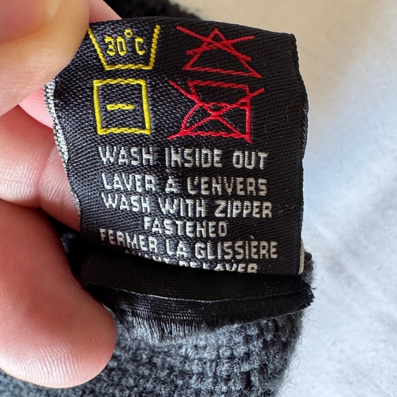 Vintage Midtown Mens Long Sleeve 1/4 Zip Mock Neck Pullover Sweater Green/Gray L - Picture 7 of 14